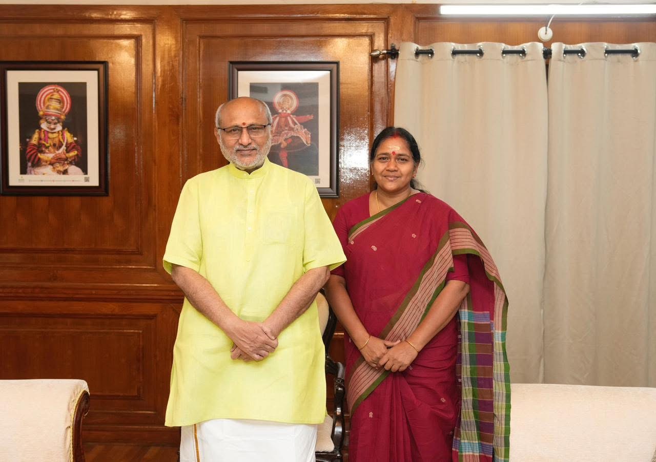 With Kerala Governor C. P. Radhakrishnan ji