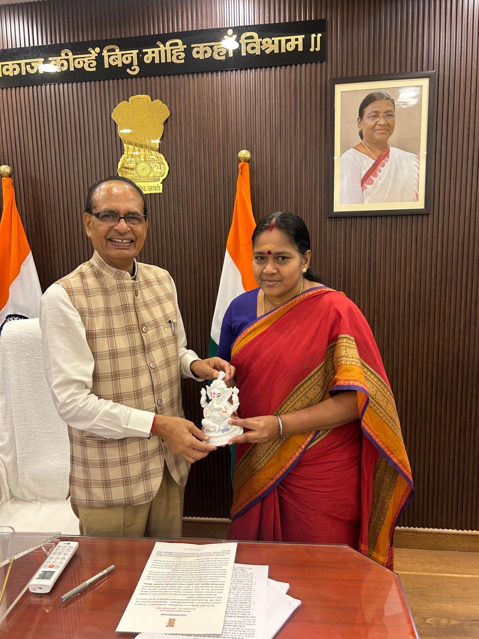 With Shivraj Singh Chouhan ji